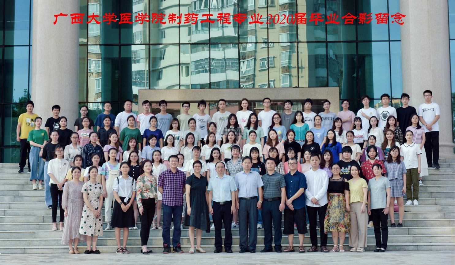 yl23411永利集团官网制药工程专业2020届毕业合影留念